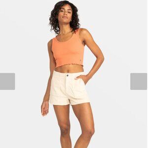 Roxy Women's Tank Top Keep It Wavy Ribbed in Apricot Brandy ~ XS ~ NWOT ~ Beach